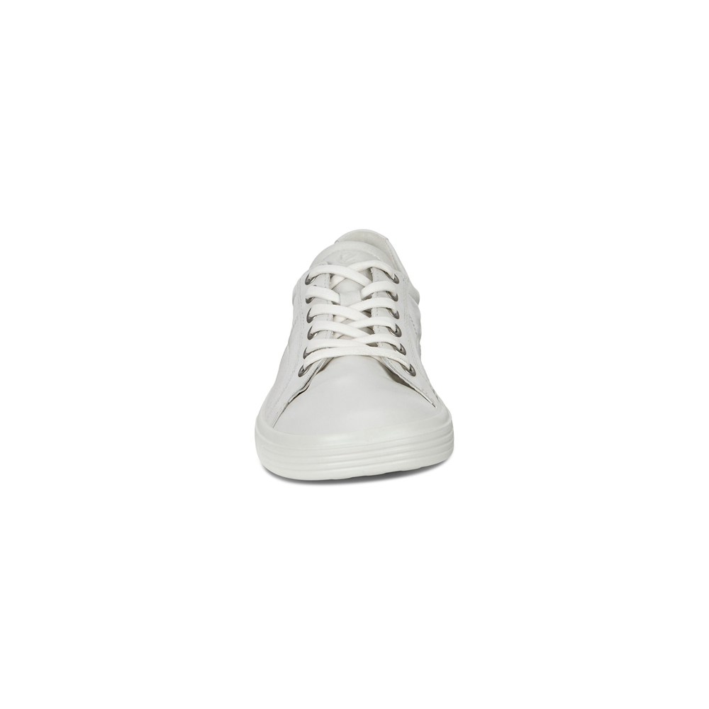 ECCO Sneakersy Damskie - Soft Classic - Białe - MQKNOY-021